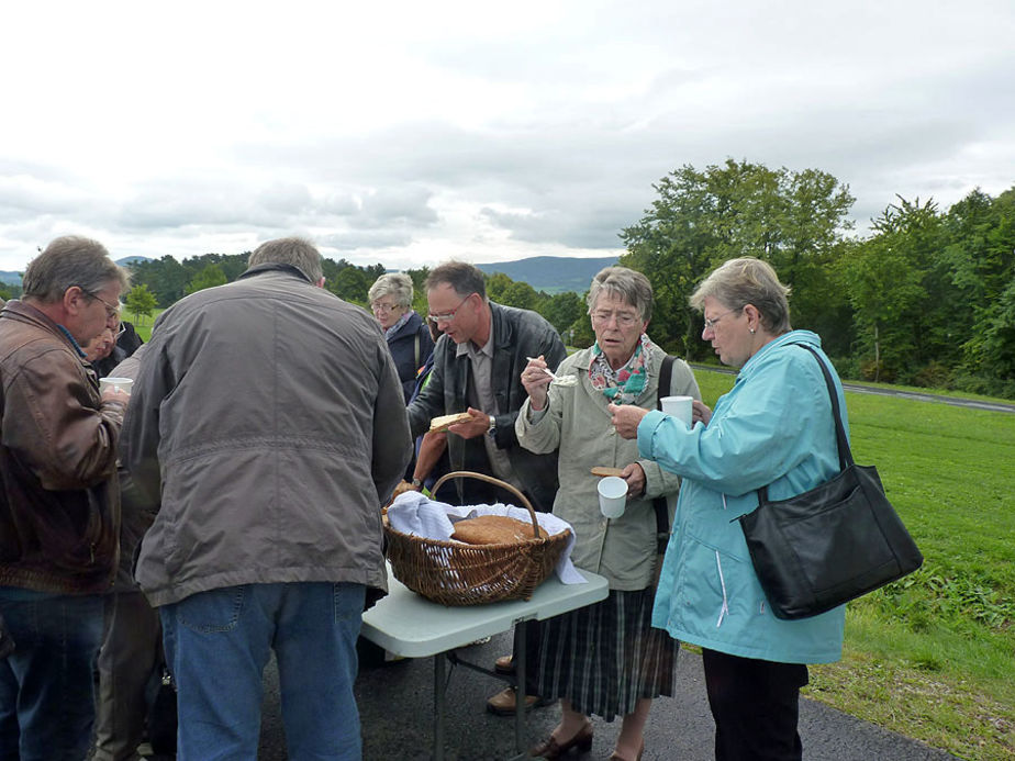 Sankt Crescentius on Tour in der Rhön (Foto: Karl-Franz Thiede)